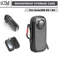 Insta360 X5 x4 PU Portable Camera Case Mini Storage Bag