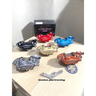 Kaliper Depan Nissin 4 Piston Nmax - Aerox 260MM Original Samurai Brake
