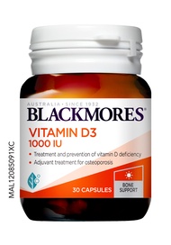 BLACKMORES  Vitamin D3 1000 IU 30s