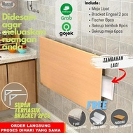 DISC PRICE - Wall-Mounted Folding Table Hanging Table/ Laptop Table/ 80cm x 40cm