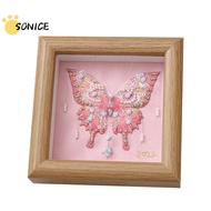 Romantic DIY Butterfly Photo Frame Embroidery Craft Kit Photo Frame Painting Embroidery Craft Kit Un