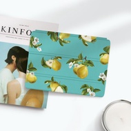 iPad 12.9/Air5/iPad 9/mini 5系列清甜英國梨 皮革平板保護套