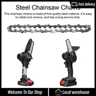 1 PCS 6 Inch Mini Steel Chainsaw Chains Electric Chainsaws Accessory Practical Chains Replacement [LOCAMY]