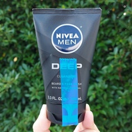 นีเวีย ทำความสะอาดผิวหน้า สำหรับผู้ชาย Men DEEP Cleansing Beard & Face Wash 100 ml (NIVEA®)