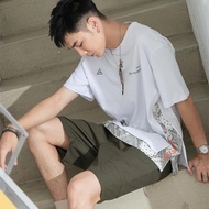 Stitching Amoeba Loose Short T (White)