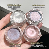 Jili Gella's Single Color Liquid Eyeshadow   Pearlescent Fine Sparkle  Colorful Multi-Purpose Cream 