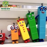 NAESV 5pcs/set Numberblocks Action Figure, PVC 1-5 Number Number Game Toy Bricks, Educational Toy Sm
