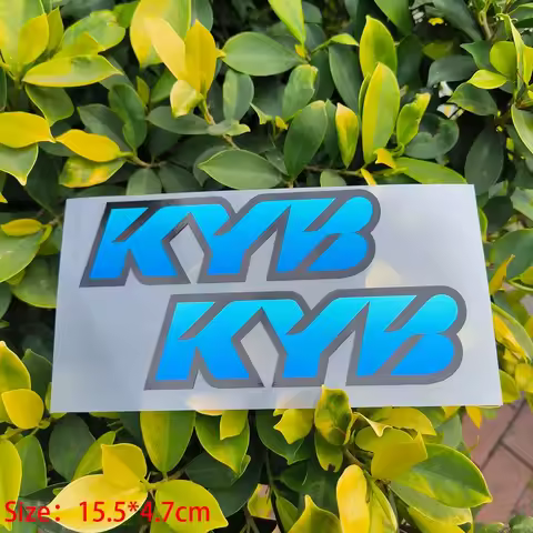 Racing Suspensions Motorcycle Stickers Kyb Fork Suspension Vinyl Decals for Yamaha Honda Suzuki Ktm 