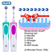 Oral-B Electric Toothbrush Vitality Rechargeable Smart Teeth Whitening Tooth Brush Oral Care Brush Heads Refill Gifts