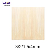 [Simhoa] Basswood Sheet Plywood Sheet,DIY Versatile,for Crafts Unfinished Wood for Drawing Wood  Eng