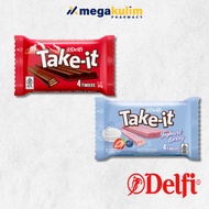 Take-It 4 Fingers Wafer 35g ( Chocolate / Yogurt Berry )