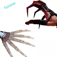 FUSIONEDGE Halloween Articulated Fingers, Halloween Scarry Fake Fingers 3D Articulated Finger, Skele