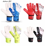 DELMER 1 Pair Goalkeeper Gloves, Size 5-10 Anti Slip Kids Football Goalie Gloves, Latex Goalkeeper Gloves Thickened Latex Professional Game Goalkeeper Gloves Soccer