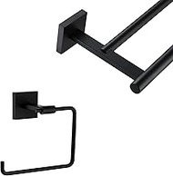 32 Inch Double Towel Bars Bath Towel Rails Towel Ring Bathroom Hand Towel Holder Towel Hanger Matte 