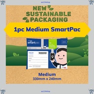 {1 pieces} MEDIUM SingPost SmartPac - Postage-paid Packaging Tracking Number
