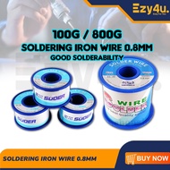 🔥READY STOCK🔥 Soldering Iron Wire Suoer 0.8mm 1.8-2.2% Flux Solder Lead Solder Wire Timah Pemateri 8