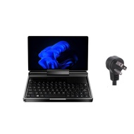 คอมพิวเตอร์พกพาแล็ปท็อปขนาดเล็ก Win11ขนาด1080P ขนาด7นิ้วแท็บเล็ต180หน้าจอหมุนได้เป็นองศาพกพาได้ PD45