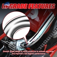 Aluminium Exhaust Pipes Set for GX160 GX200 Motorcycle - Engine Upgrade