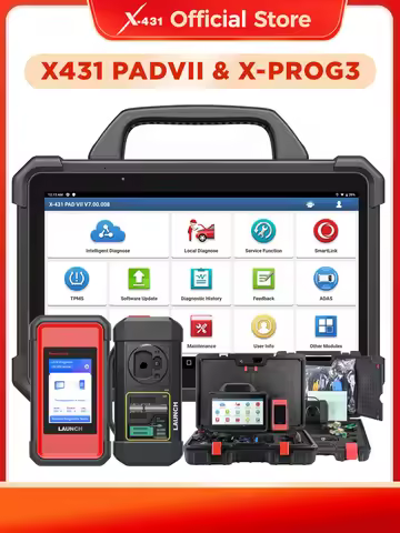 X-431 X431 PAD7 & X-PROG3 LAUNCH PADVII X-PROG3 ECU Online Programming Key Programming Tool All Key 