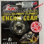 IKK GEAR BOX  RACING HONDA WAVE110 4TH 23T KRISS GEARBOX 4TH 29T KRISS 1 GEARBOX RACING W110