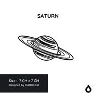 "Saurn" Cuddleink Matte Ink Tattoo