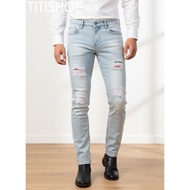 ( Express ) Men's Jeans, Men's Slim Jeans, Korean Men's Jeans, WAX QJ9996 Men's Jeans jeans men