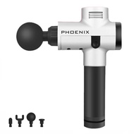 PHOENIX A2 Basic Fascia Massage Gun (4 Massage Heads) - Silver