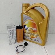 BMW MINI B38 B47 B48 , F39,40,44,45,46,48 F55,56,57 F60 OIL FILTER 11428593186 + KOYOMA 5W40 FULLY S