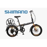 Foldingbike Shimano 7speed Discbrake/BASIKAL LIPAT SHIMANO GEARSET DISCBRAKE