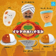 [Big Bubble House] Japanese Genuine QUALIA Indian Cuisine Plush Series Capsule Toy Curry Mango Juice Doll Bag Pendant Gift