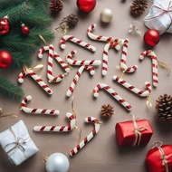 6pcs Christmas Candy Whips, Holiday Candy Gift Hanging Decorations - Christmas Tree Hanging Decorati