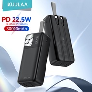 Kuulaa 30000mAh Powerbank 22.5W พาวเวอร์แบงค์, Fast Charging Power Bank, Large Capacity with Type-C