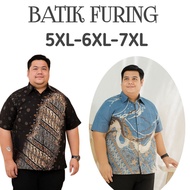 JUMBO LINED BATIK SHIRT 6XL 7XL