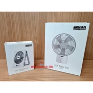 $ACSON USB PORTABLE RECHARGEABLE TABLE FAN - ATF04A & ATF06B (WHITE, BLUE & PINK)