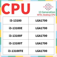 i3-13100 i3-13100E i3-13100F i3-13100T i3-13100TE 13th generation INTEL Core Desktop CPU LGA1700