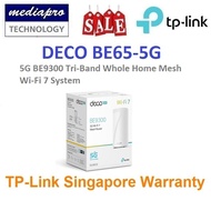 TP-LINK DECO BE65-5G 5G BE9300 Tri-Band Whole Home Mesh Wi-Fi 7 System Gateway ( DECO BE65 5G Pack o