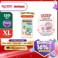 HUGGIES AirSoft Pants Diapers XL30 (4 packs) Breathable and soft diapers for baby