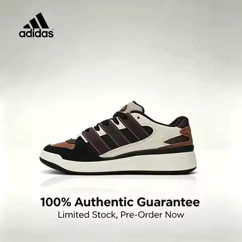 adidas Originals FORUM PUFFED Trendy Versatile Durable Sneakers Low-Top Skate Shoes for Men and Wome