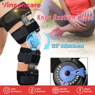 Vinsencare Orthopedic Hinged Knee Braces Support Adjustable Splint Stabilizer Wrap Sprain Adjustable Leg Brace Suppport and Knee Joints Protector 0-120°