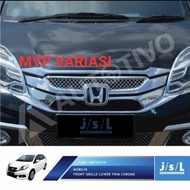 Jsl List Front Grill Mobilio 2013 2016 Front Grille Lower Trim Chrome