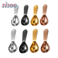 SISOO Coffee Scoops, 1 Tbsp or 2 Tbsp Stainless Steel Coffee Bean Measuring Spoons, Durable 15/30ml 
