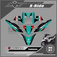 Old X-RIDE Full Body Decal Sticker - Old X-RIDE Decal Sticker Petronas Motif.KS.01