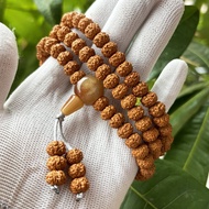Indonesian 108 Small Rudraksha Beads Mens Buddhist Beads And Bodhi Beads Necklace Hand