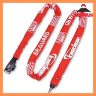 Kaedear Bike Lock Chain Lock Key Chain Length 2000mm Square Chain Diameter 6mm High Durability Cylin