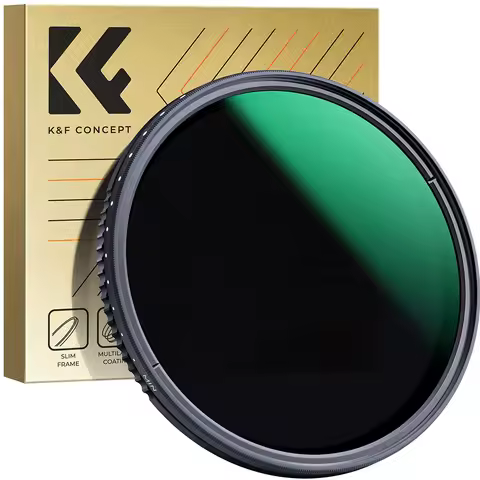 K&F Concept Nano D Series 82mm ND8-ND2000 ND Filter for Camera Lens Variable Neutral Density with 24
