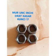 7 Inch Nut 16" Black Hexagon Nut Only 7/16" Key 17