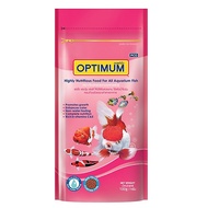 OPTIMUM 100 g. (อาหารปลาสวยงาม สูตร เร่งสี เร่งวุ้น เร่งโต ไม่ทำให้น้ำขุ่น)