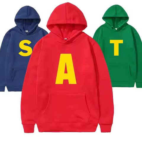 2026 Alvin and The Chipmunks Fashion Unisex Casual Sportswear Men's Hoody Alvin Chipmunk Halloween C