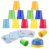 SEISSO Quick Stacking Cups, Stack Cups Set Engaging Educational Speed Training Cup Stacking Set for 