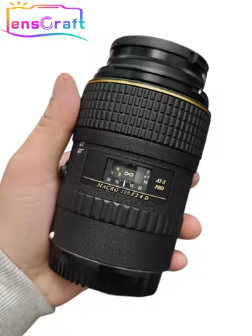 95%NEW For Tokina Baiwei 100mm F2.8 D fixed focus macro lens is suitable for Canon EF mount, autofoc